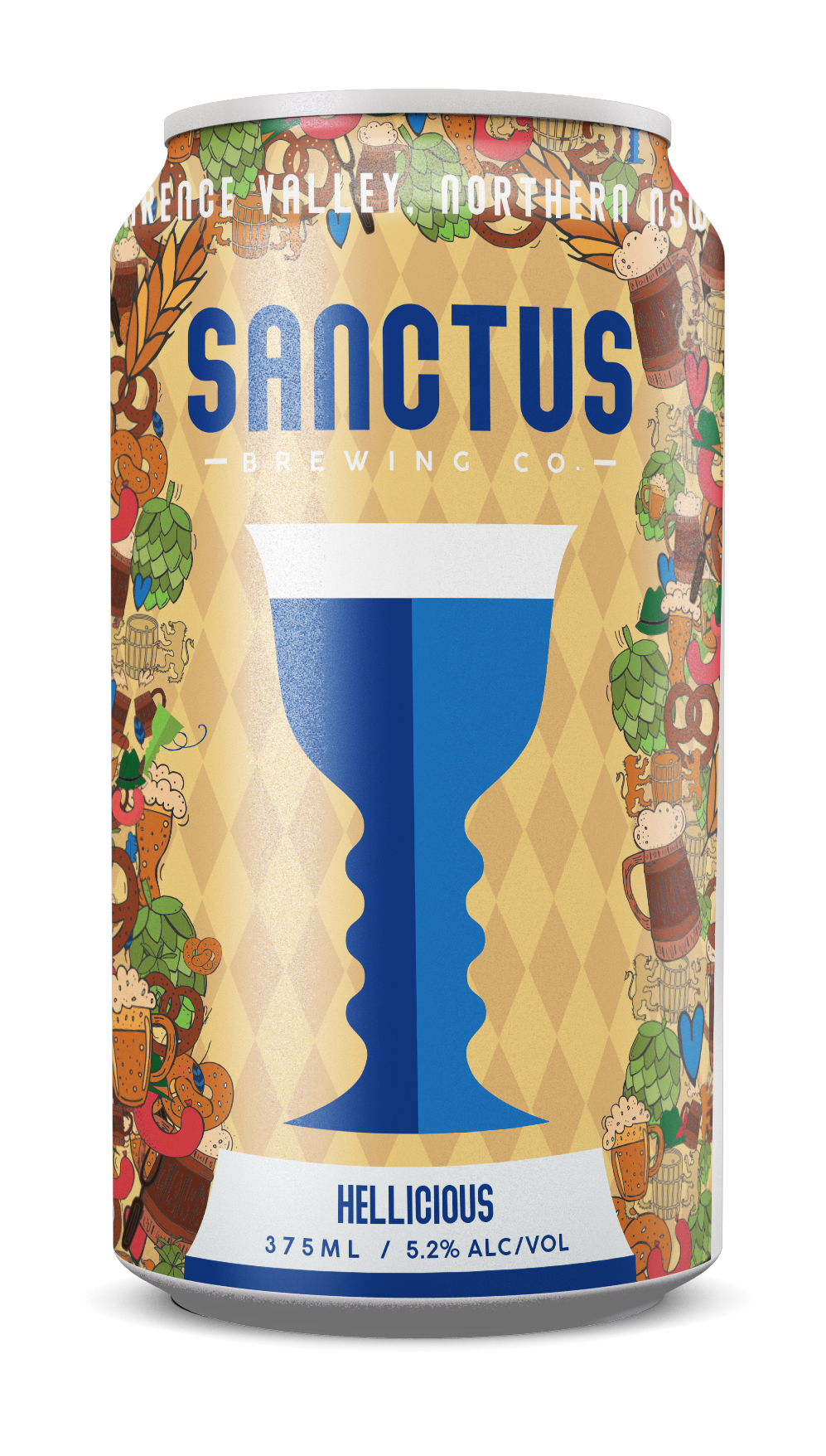 *Limites Release* Hellicious German Helles Lager (5.2%)